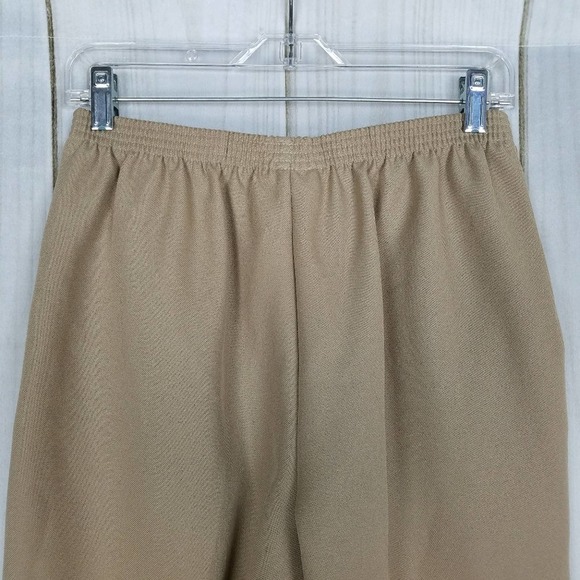 Alfred Dunner Tan Grandma Coastal Straight Leg Pants - Picture 5 of 10